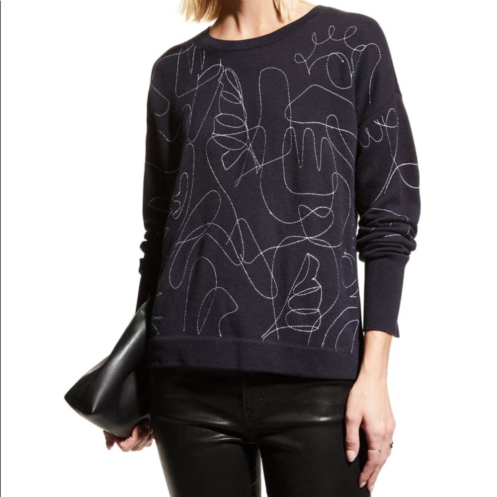 NIC+ZOE Swirling Stitches Sweater